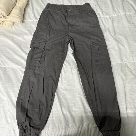 SHEIN Charcoal Casual Pants - Picture 3 of 3